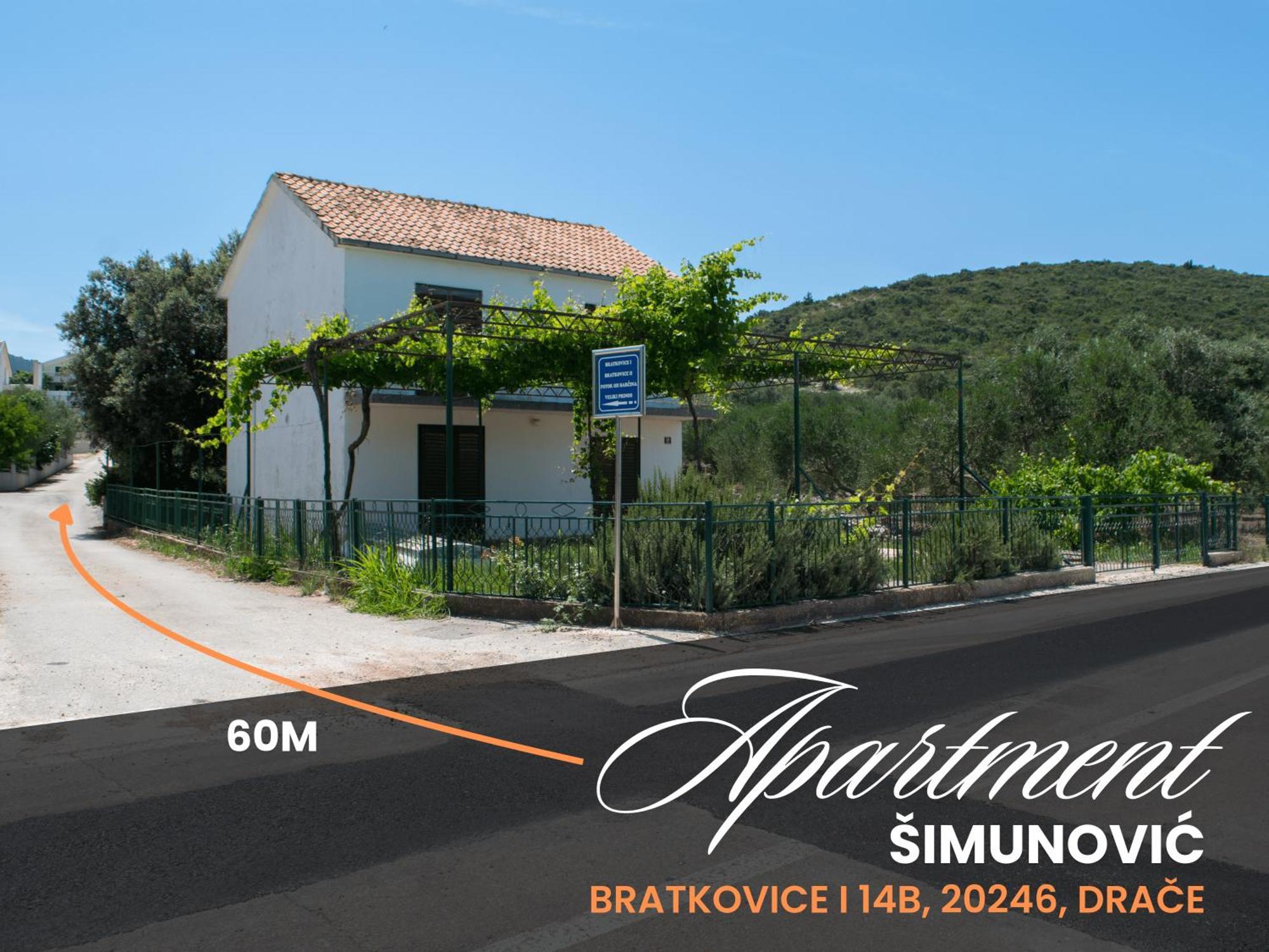 Apartment Simunovic Drače エクステリア 写真